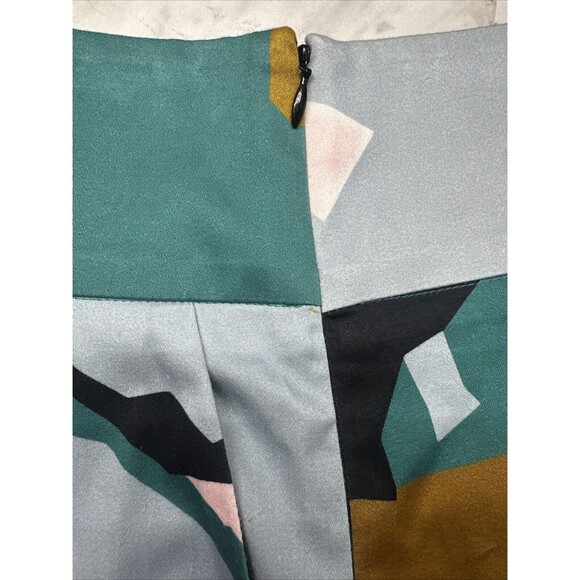 Milly Wide Leg Trousers Palazzo Pants Abstract Print Womens‎ Size 8 Colorful - Picture 8 of 10